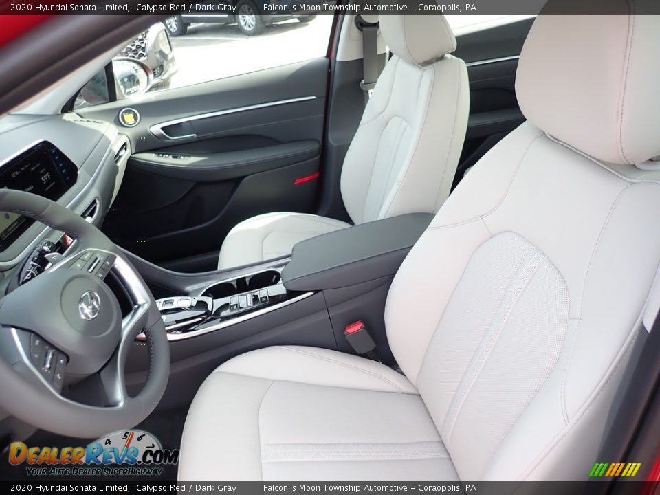 2020 Hyundai Sonata Limited Calypso Red / Dark Gray Photo #11