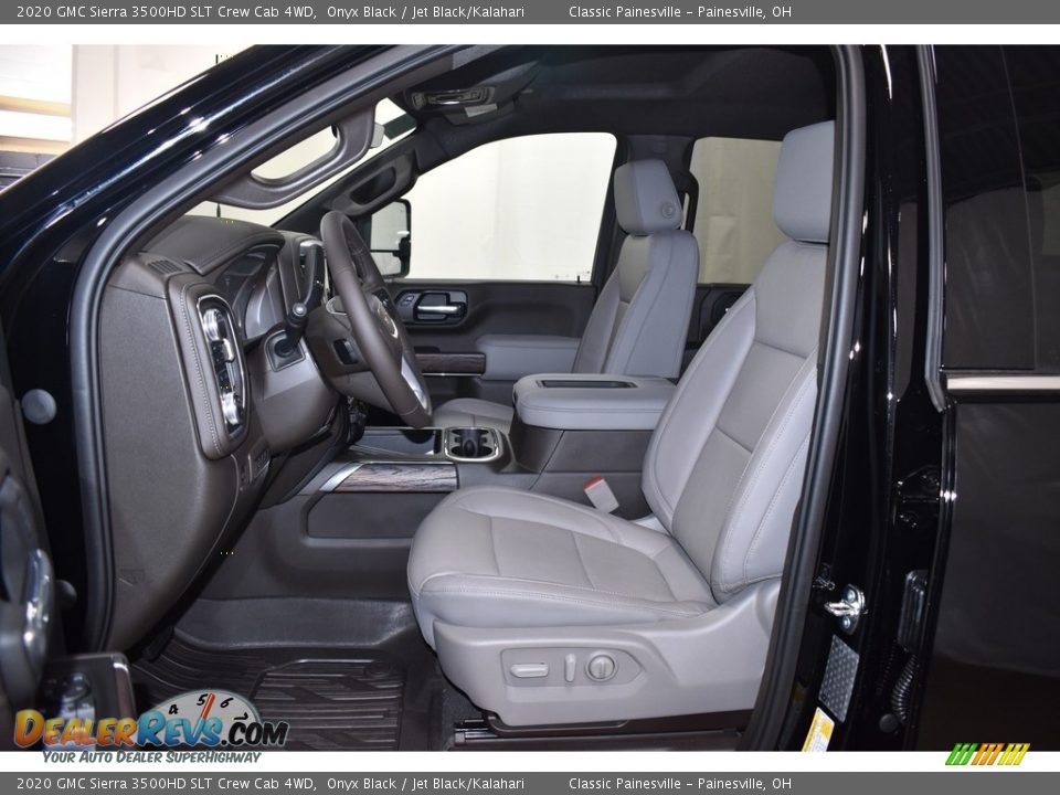 Jet Black/Kalahari Interior - 2020 GMC Sierra 3500HD SLT Crew Cab 4WD Photo #8