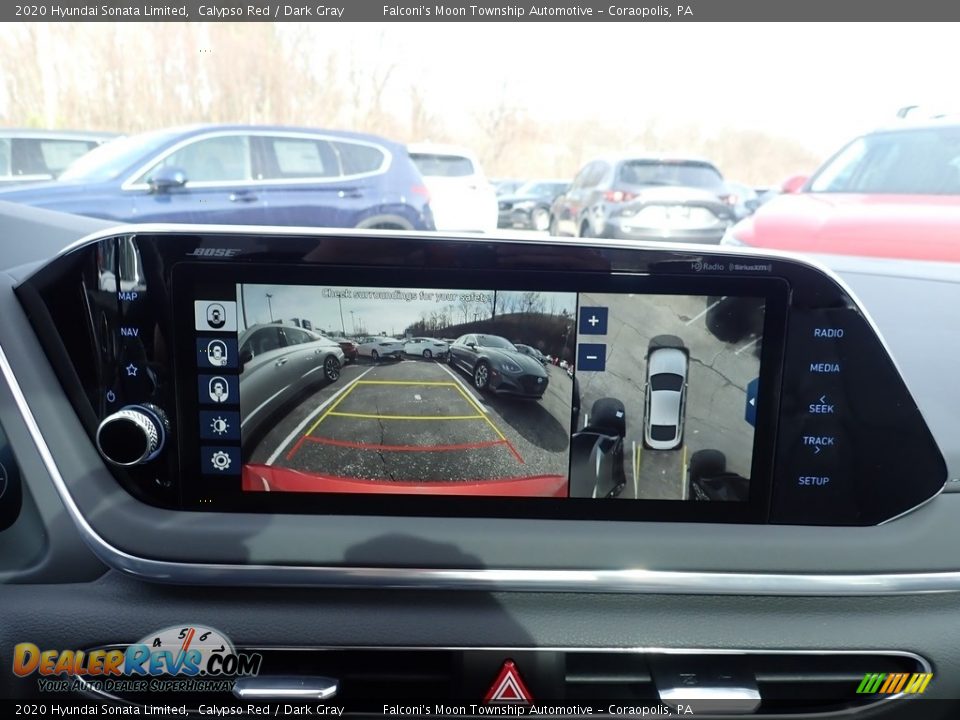 2020 Hyundai Sonata Limited Calypso Red / Dark Gray Photo #15