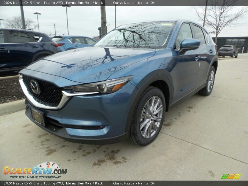 2020 Mazda CX-5 Grand Touring AWD Eternal Blue Mica / Black Photo #1