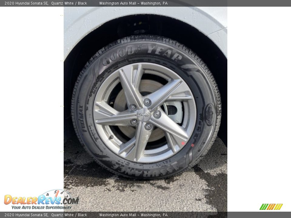 2020 Hyundai Sonata SE Quartz White / Black Photo #26