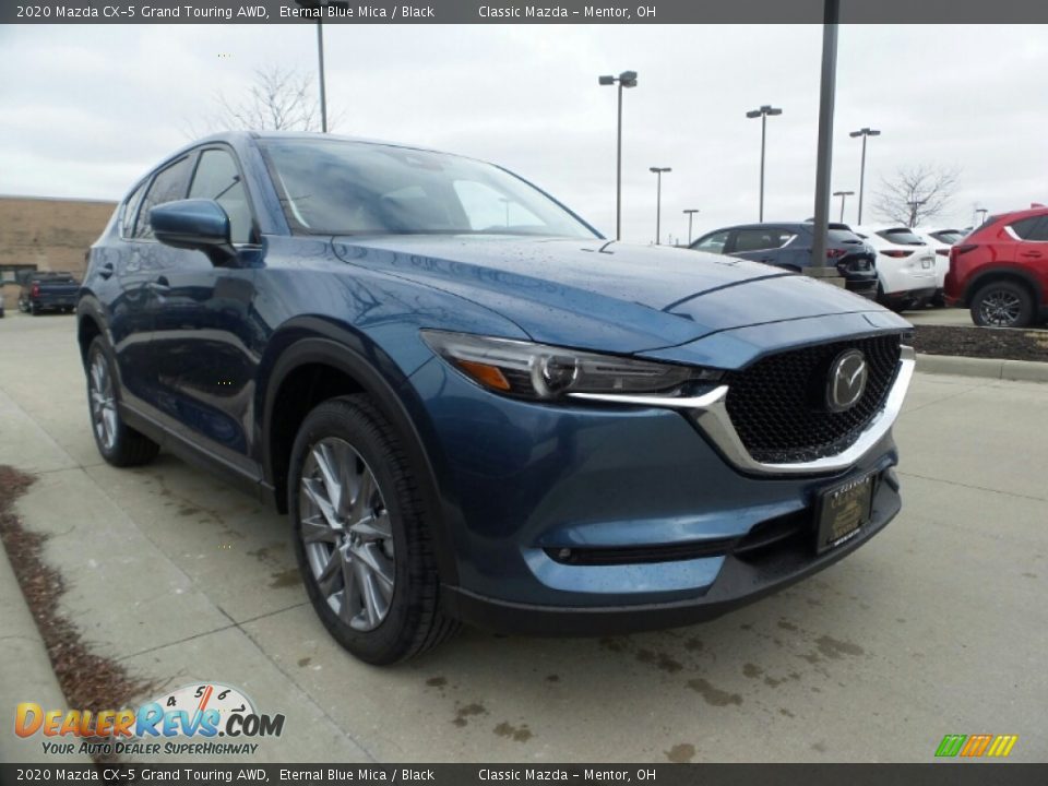 2020 Mazda CX-5 Grand Touring AWD Eternal Blue Mica / Black Photo #3