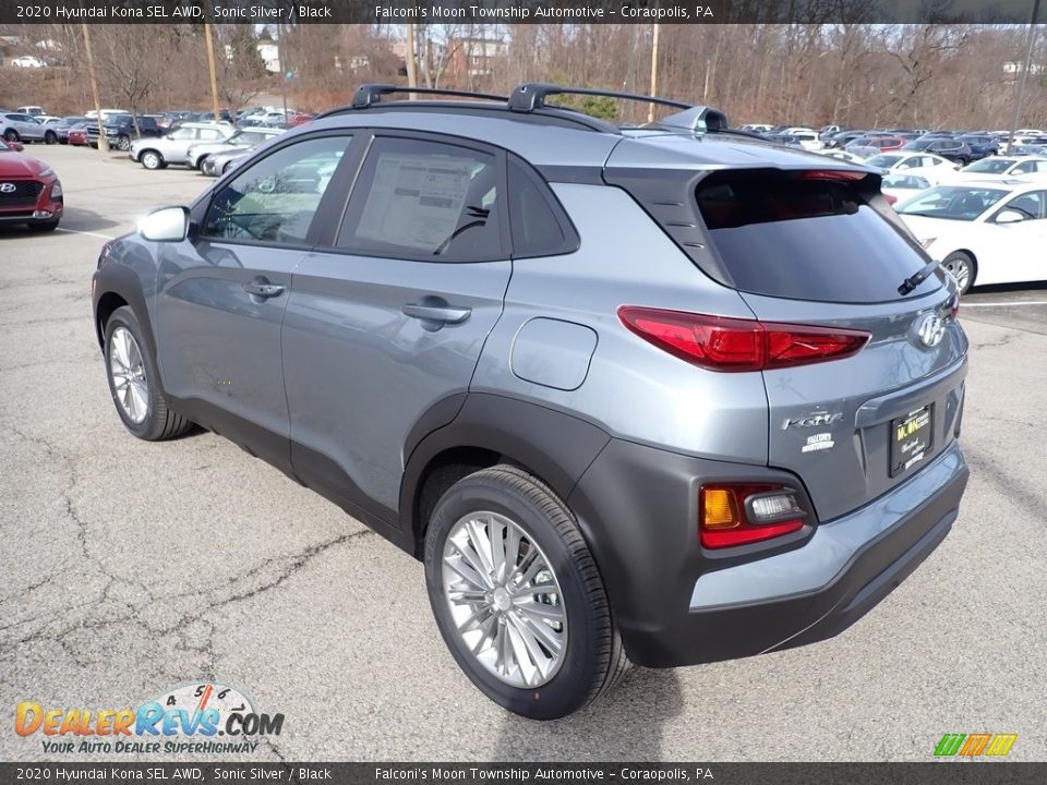 2020 Hyundai Kona SEL AWD Sonic Silver / Black Photo #6