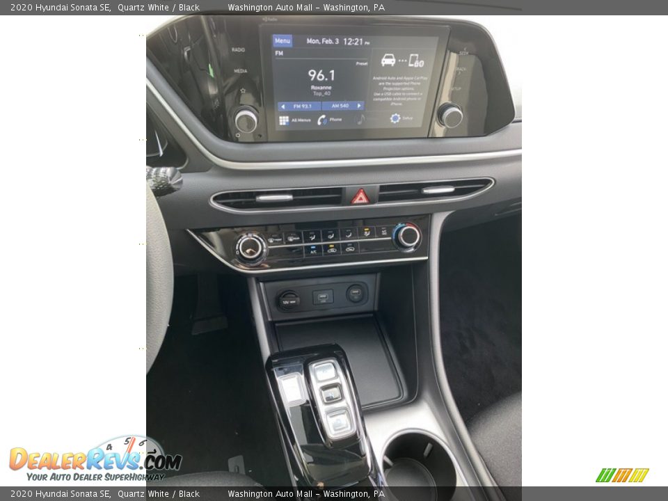 2020 Hyundai Sonata SE Quartz White / Black Photo #28