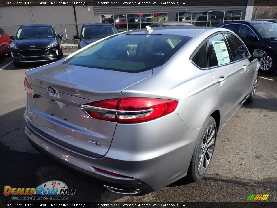 2020 Ford Fusion SE AWD Iconic Silver / Ebony Photo #2