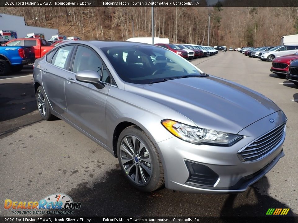 2020 Ford Fusion SE AWD Iconic Silver / Ebony Photo #3