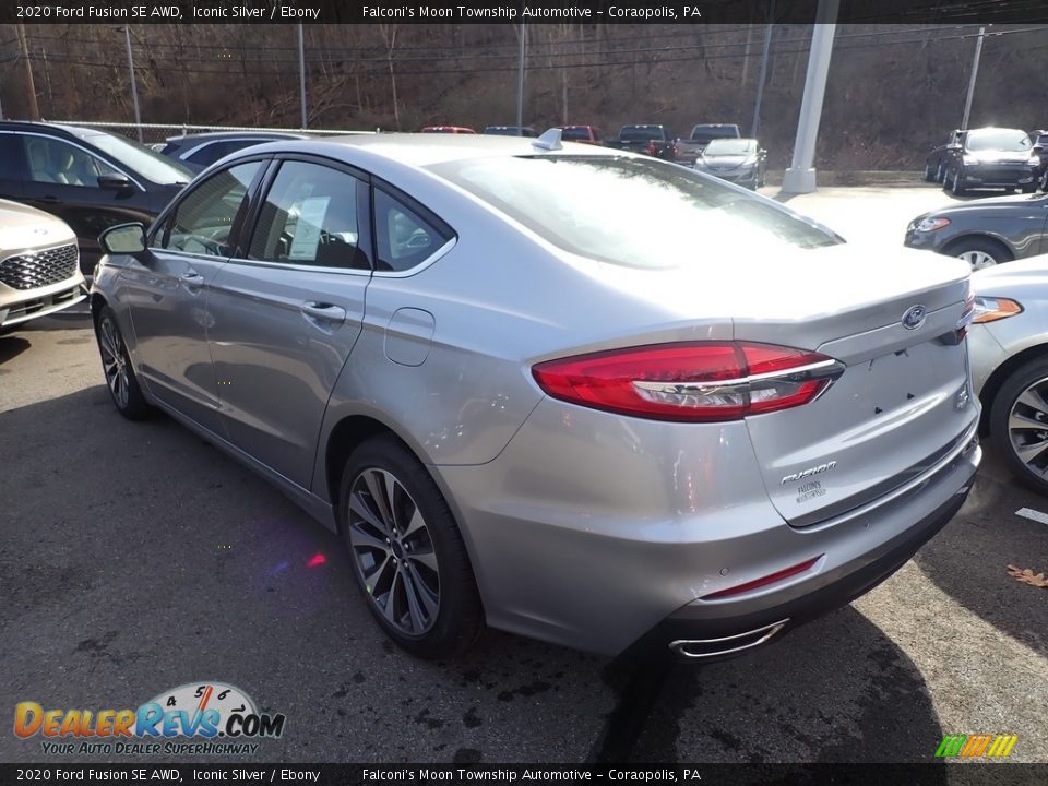 2020 Ford Fusion SE AWD Iconic Silver / Ebony Photo #6