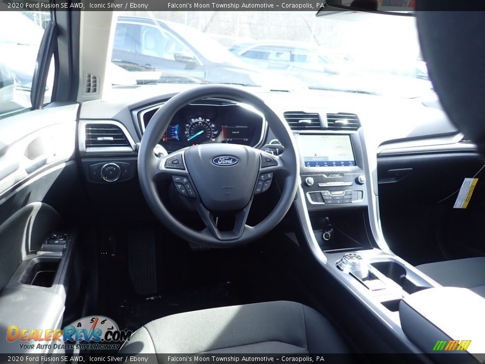 2020 Ford Fusion SE AWD Iconic Silver / Ebony Photo #9