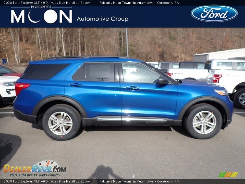 2020 Ford Explorer XLT 4WD Atlas Blue Metallic / Ebony Photo #1