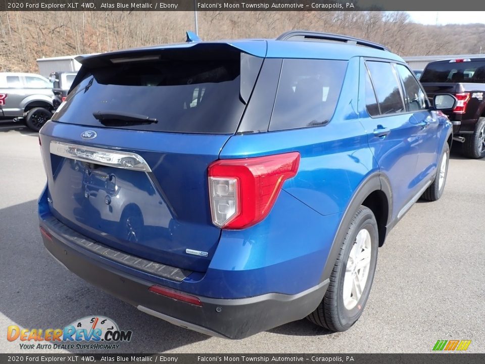 2020 Ford Explorer XLT 4WD Atlas Blue Metallic / Ebony Photo #2