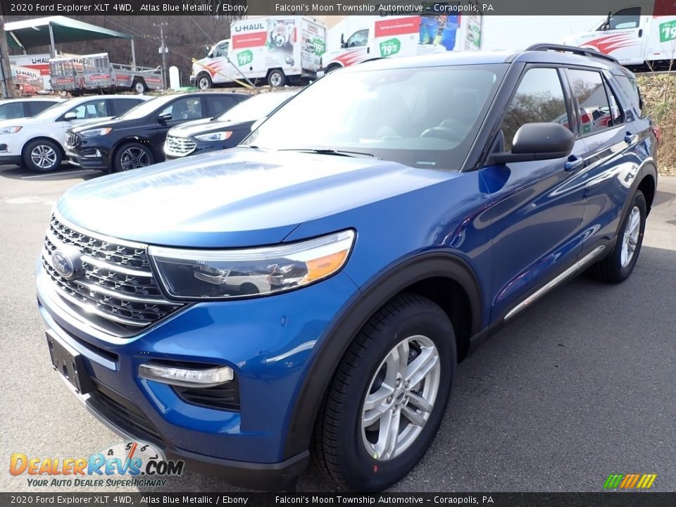 2020 Ford Explorer XLT 4WD Atlas Blue Metallic / Ebony Photo #5