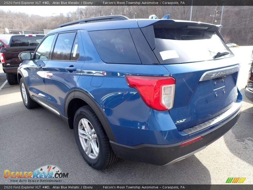 2020 Ford Explorer XLT 4WD Atlas Blue Metallic / Ebony Photo #6