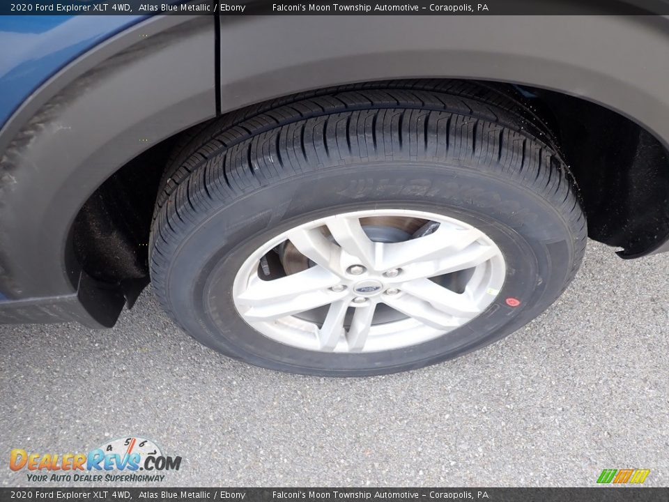 2020 Ford Explorer XLT 4WD Atlas Blue Metallic / Ebony Photo #7