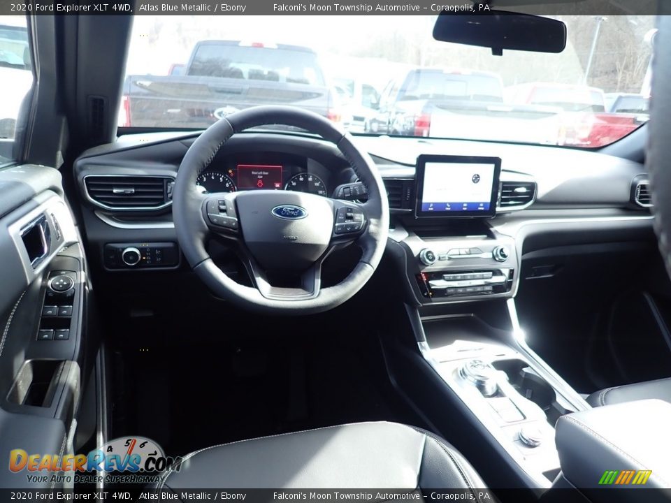 2020 Ford Explorer XLT 4WD Atlas Blue Metallic / Ebony Photo #9