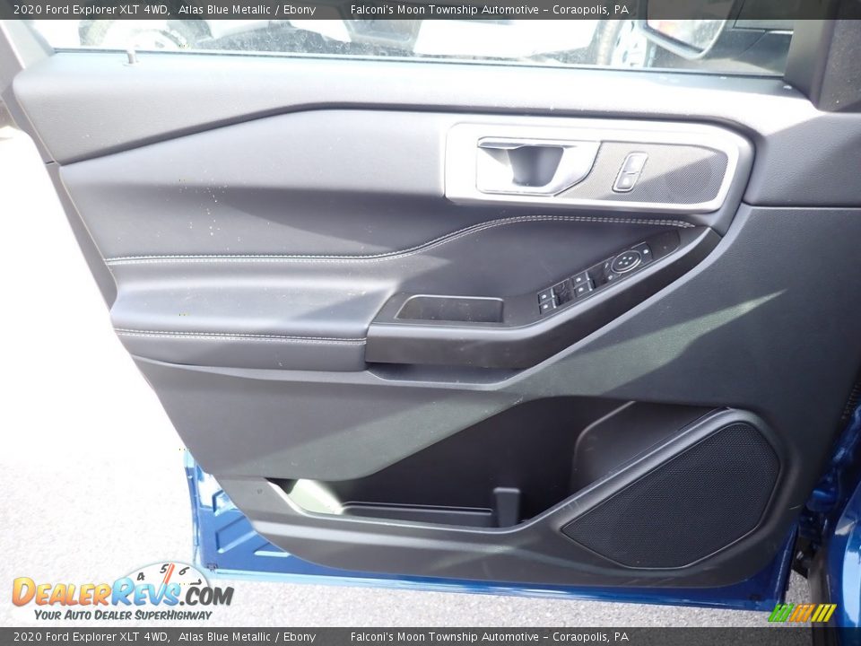 2020 Ford Explorer XLT 4WD Atlas Blue Metallic / Ebony Photo #10
