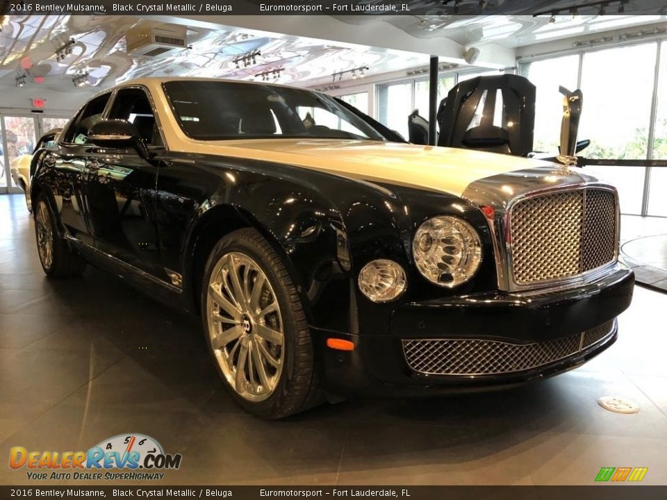 2016 Bentley Mulsanne Black Crystal Metallic / Beluga Photo #1