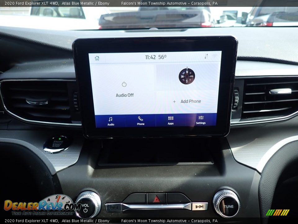 2020 Ford Explorer XLT 4WD Atlas Blue Metallic / Ebony Photo #13