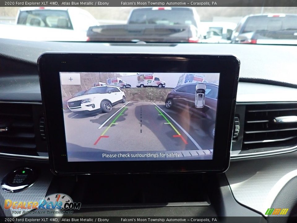 2020 Ford Explorer XLT 4WD Atlas Blue Metallic / Ebony Photo #14