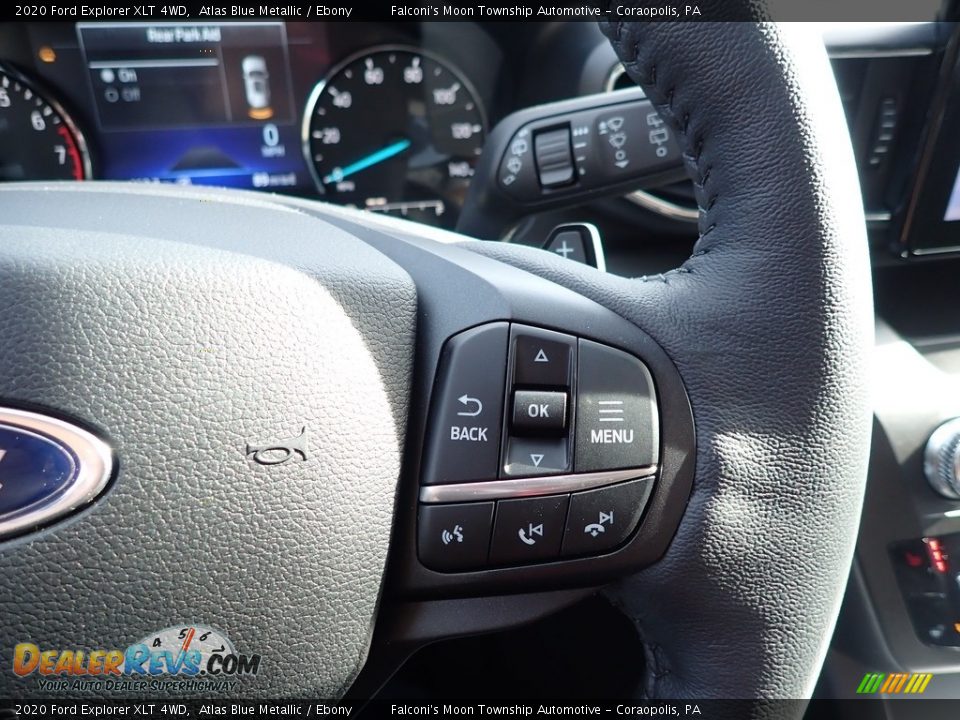 2020 Ford Explorer XLT 4WD Atlas Blue Metallic / Ebony Photo #15