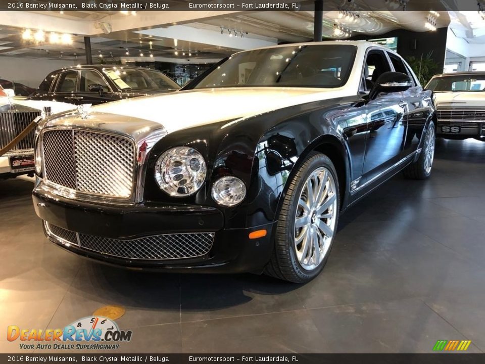 2016 Bentley Mulsanne Black Crystal Metallic / Beluga Photo #5