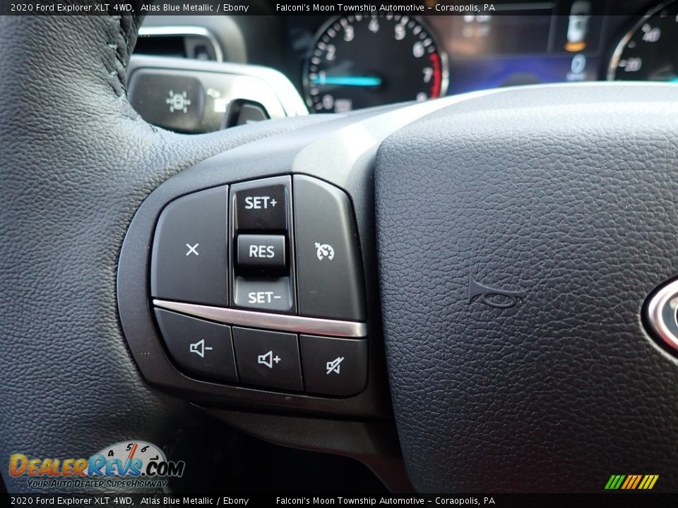 2020 Ford Explorer XLT 4WD Atlas Blue Metallic / Ebony Photo #16
