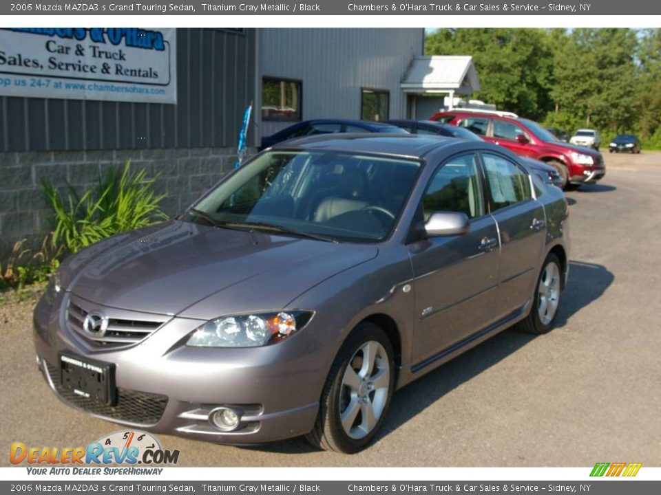 2006 Mazda MAZDA3 s Grand Touring Sedan Titanium Gray Metallic / Black Photo #1