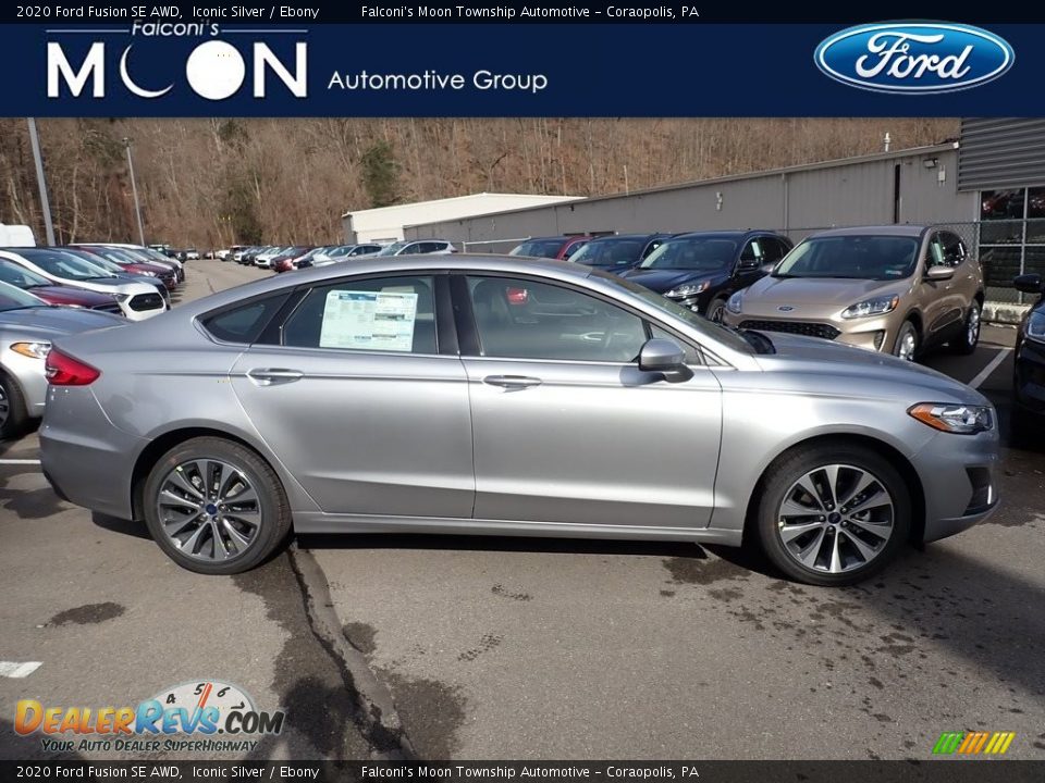 2020 Ford Fusion SE AWD Iconic Silver / Ebony Photo #1