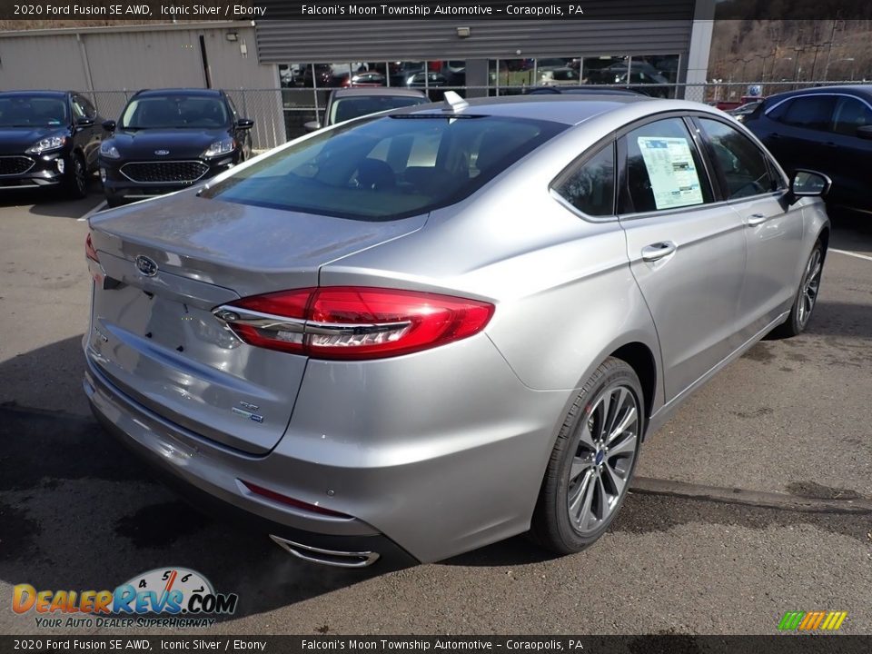 2020 Ford Fusion SE AWD Iconic Silver / Ebony Photo #2
