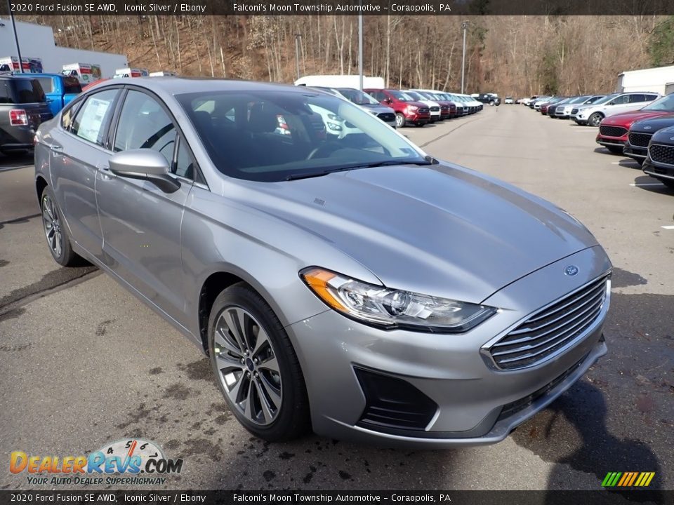 2020 Ford Fusion SE AWD Iconic Silver / Ebony Photo #3