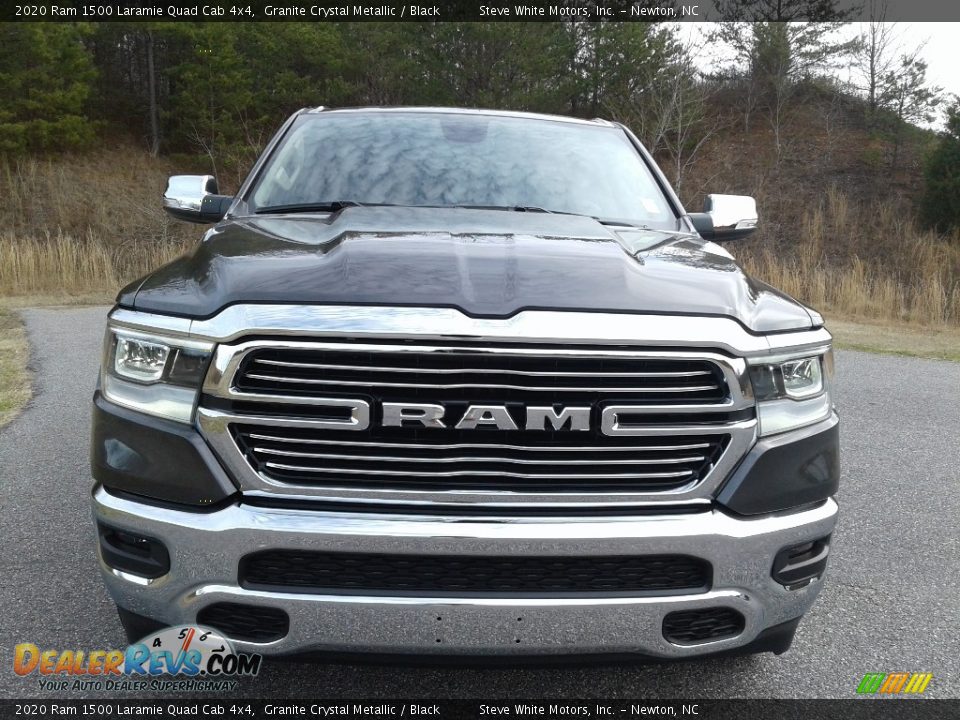 2020 Ram 1500 Laramie Quad Cab 4x4 Granite Crystal Metallic / Black Photo #3