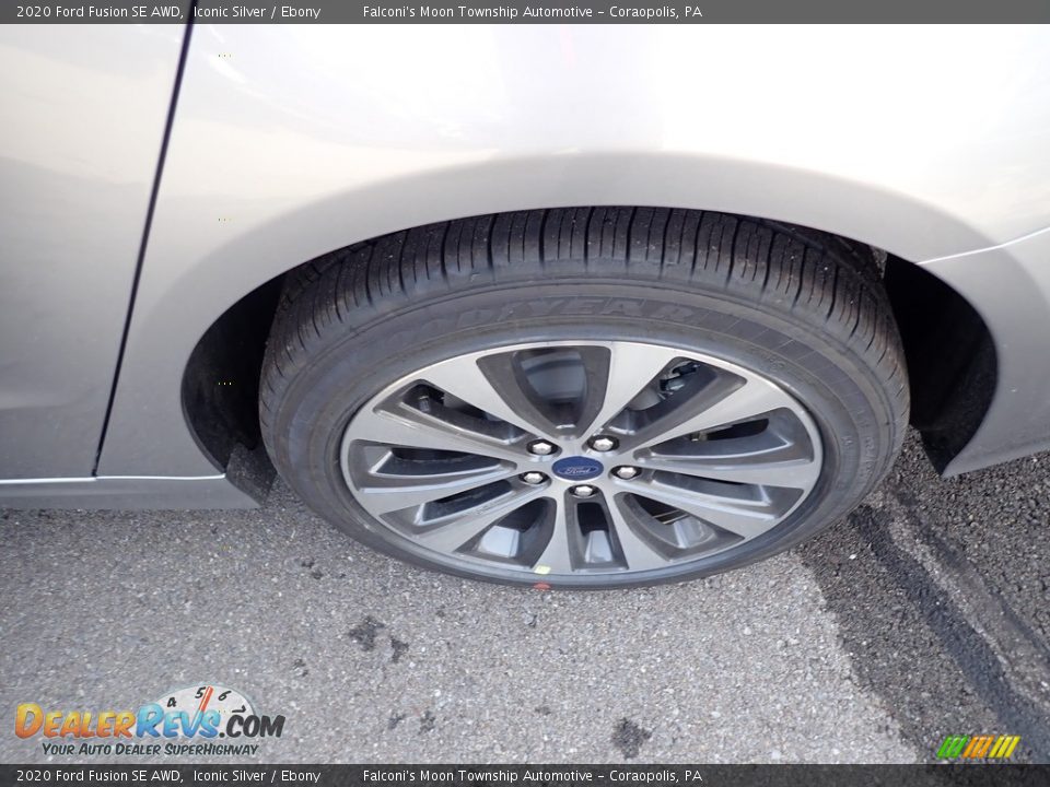 2020 Ford Fusion SE AWD Iconic Silver / Ebony Photo #7