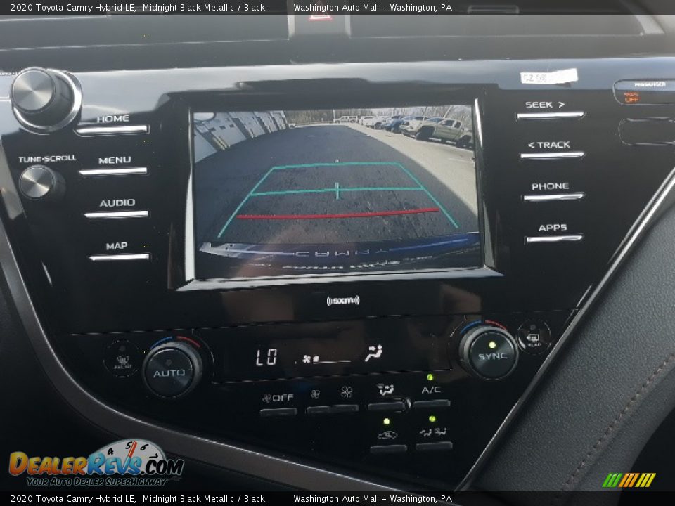 2020 Toyota Camry Hybrid LE Midnight Black Metallic / Black Photo #11