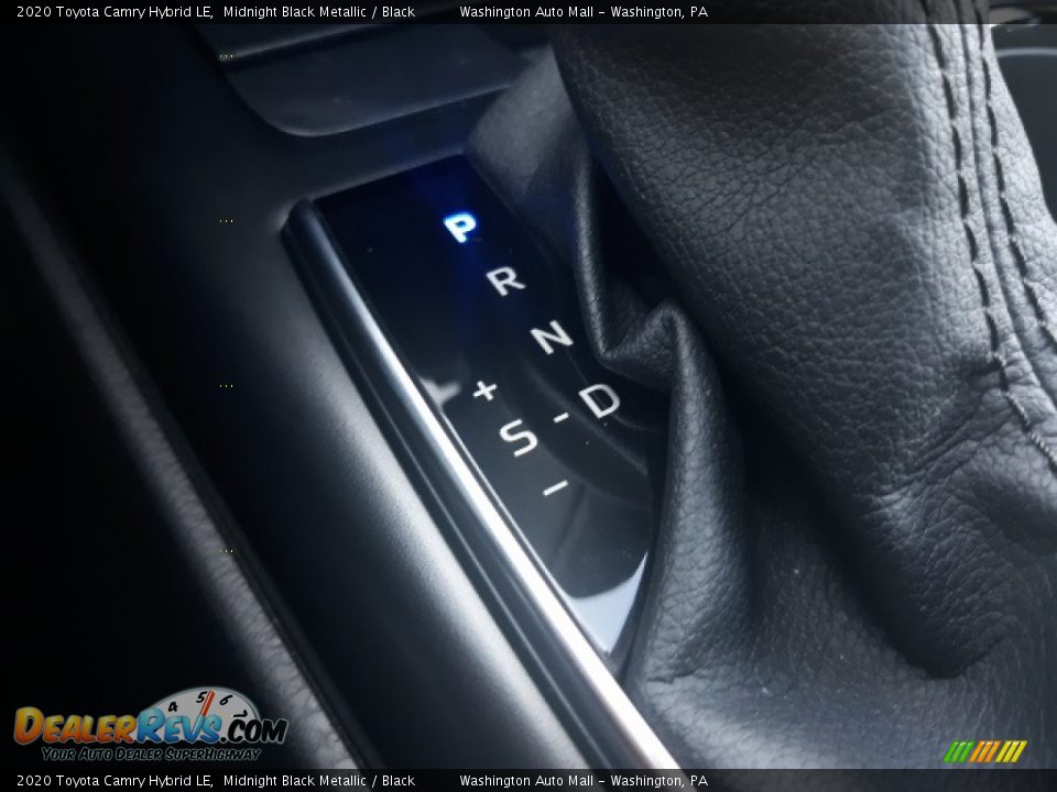 2020 Toyota Camry Hybrid LE Midnight Black Metallic / Black Photo #15