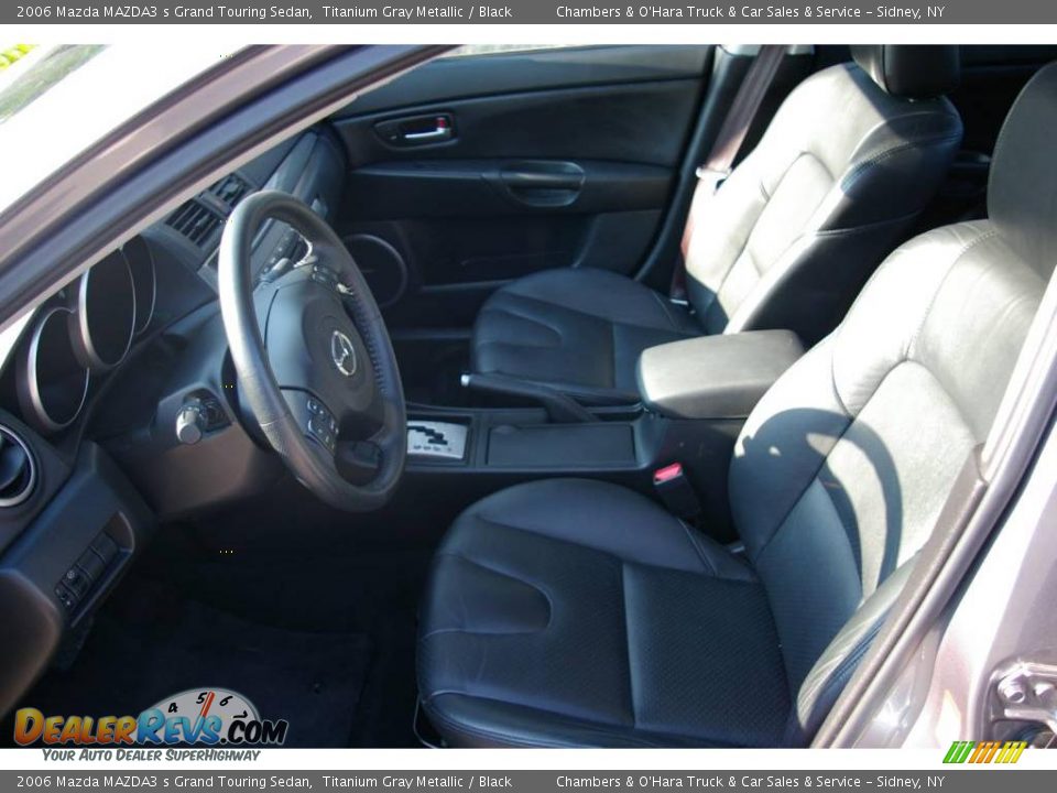 2006 Mazda MAZDA3 s Grand Touring Sedan Titanium Gray Metallic / Black Photo #3