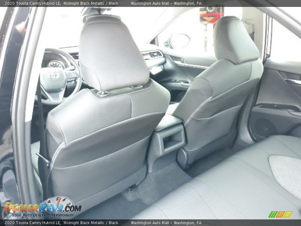 2020 Toyota Camry Hybrid LE Midnight Black Metallic / Black Photo #20