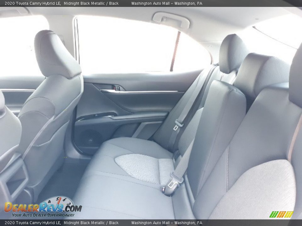 2020 Toyota Camry Hybrid LE Midnight Black Metallic / Black Photo #21