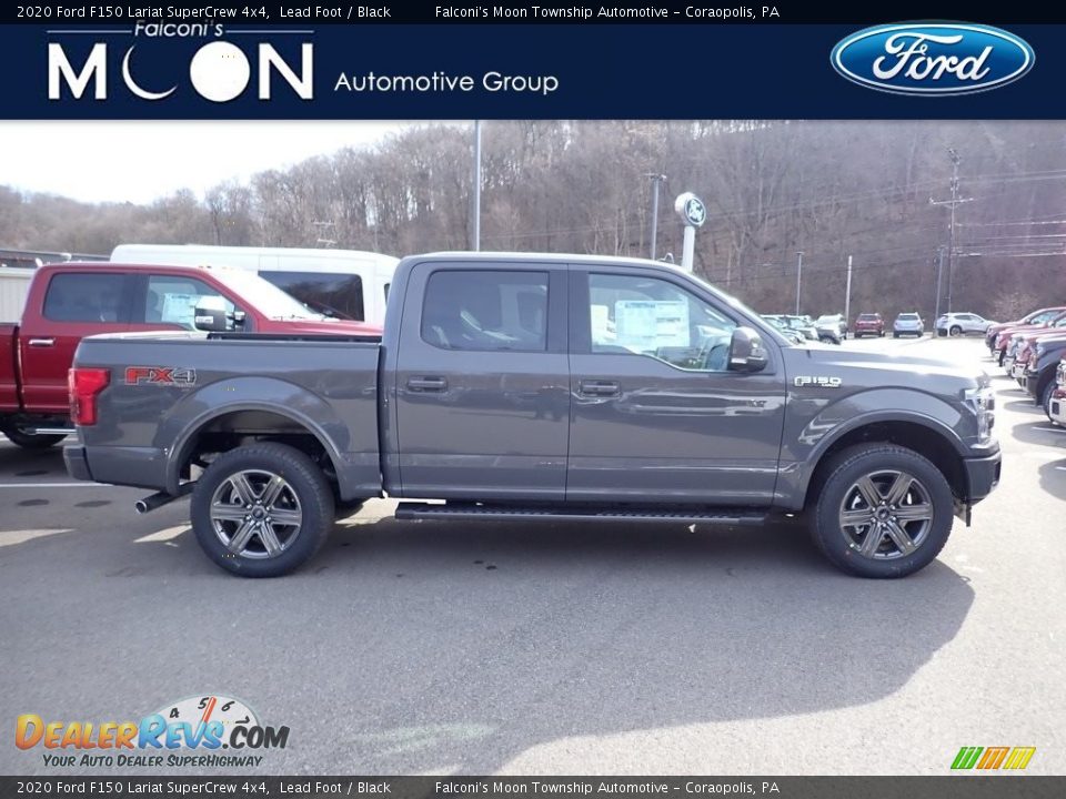 2020 Ford F150 Lariat SuperCrew 4x4 Lead Foot / Black Photo #1