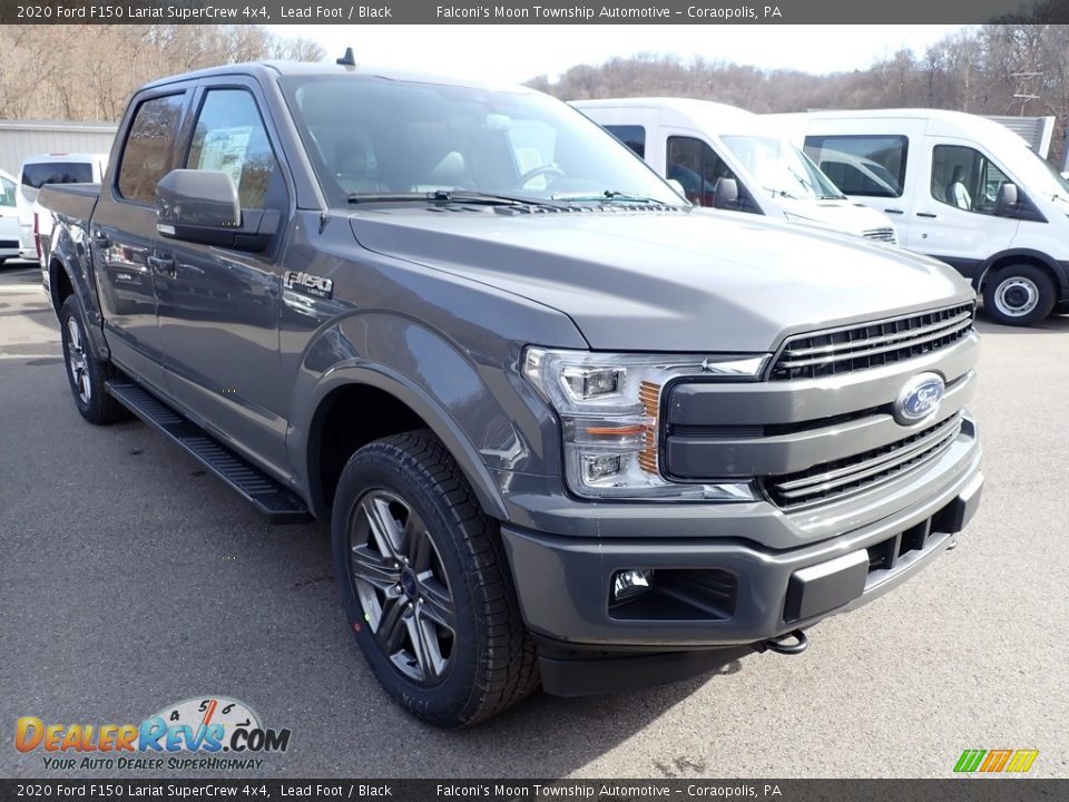 2020 Ford F150 Lariat SuperCrew 4x4 Lead Foot / Black Photo #3