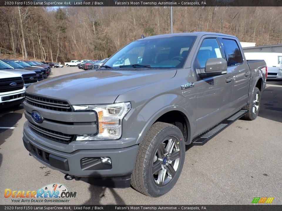 Front 3/4 View of 2020 Ford F150 Lariat SuperCrew 4x4 Photo #4
