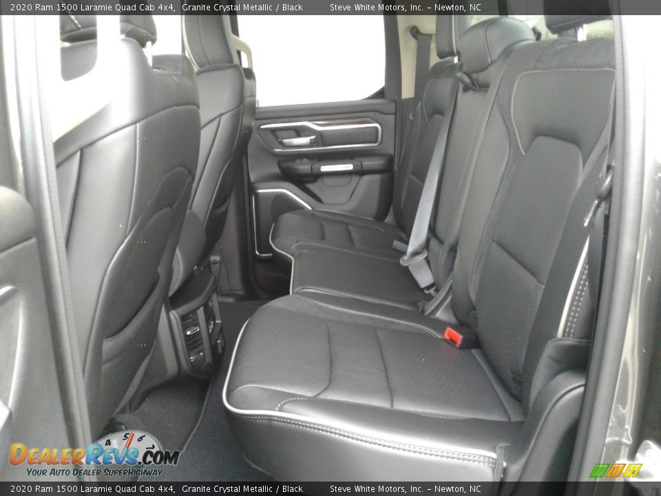 Rear Seat of 2020 Ram 1500 Laramie Quad Cab 4x4 Photo #16