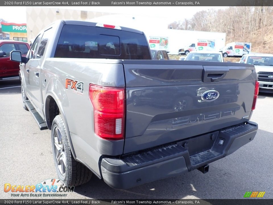 2020 Ford F150 Lariat SuperCrew 4x4 Lead Foot / Black Photo #5