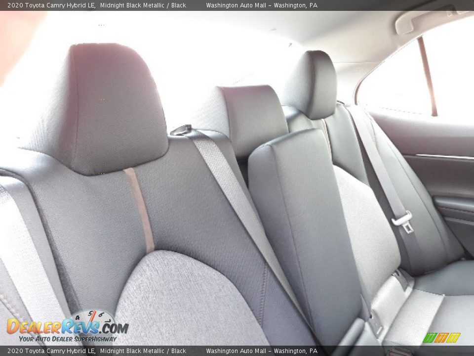 2020 Toyota Camry Hybrid LE Midnight Black Metallic / Black Photo #27