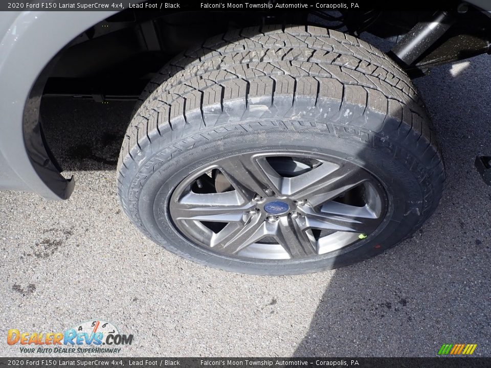 2020 Ford F150 Lariat SuperCrew 4x4 Lead Foot / Black Photo #7