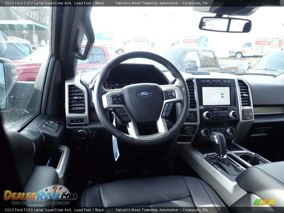 2020 Ford F150 Lariat SuperCrew 4x4 Lead Foot / Black Photo #10
