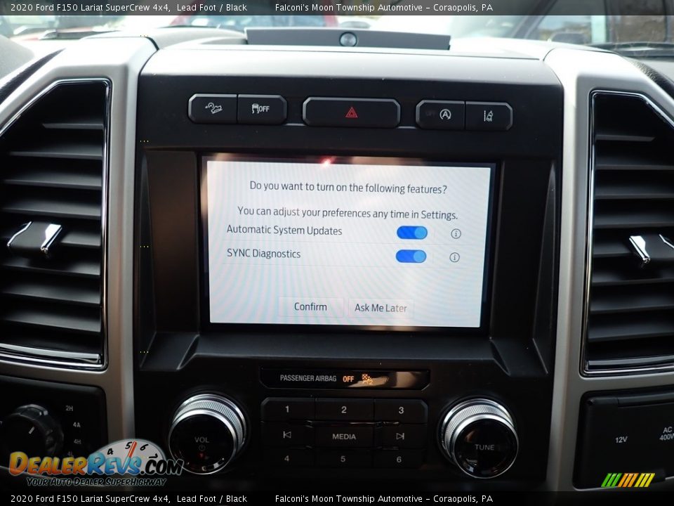 2020 Ford F150 Lariat SuperCrew 4x4 Lead Foot / Black Photo #15