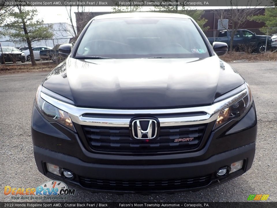 2019 Honda Ridgeline Sport AWD Crystal Black Pearl / Black Photo #7