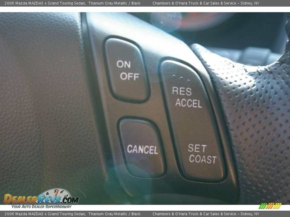 2006 Mazda MAZDA3 s Grand Touring Sedan Titanium Gray Metallic / Black Photo #8