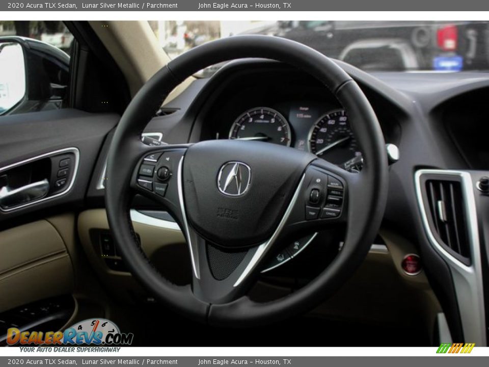 2020 Acura TLX Sedan Lunar Silver Metallic / Parchment Photo #30