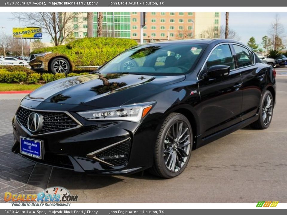 2020 Acura ILX A-Spec Majestic Black Pearl / Ebony Photo #2