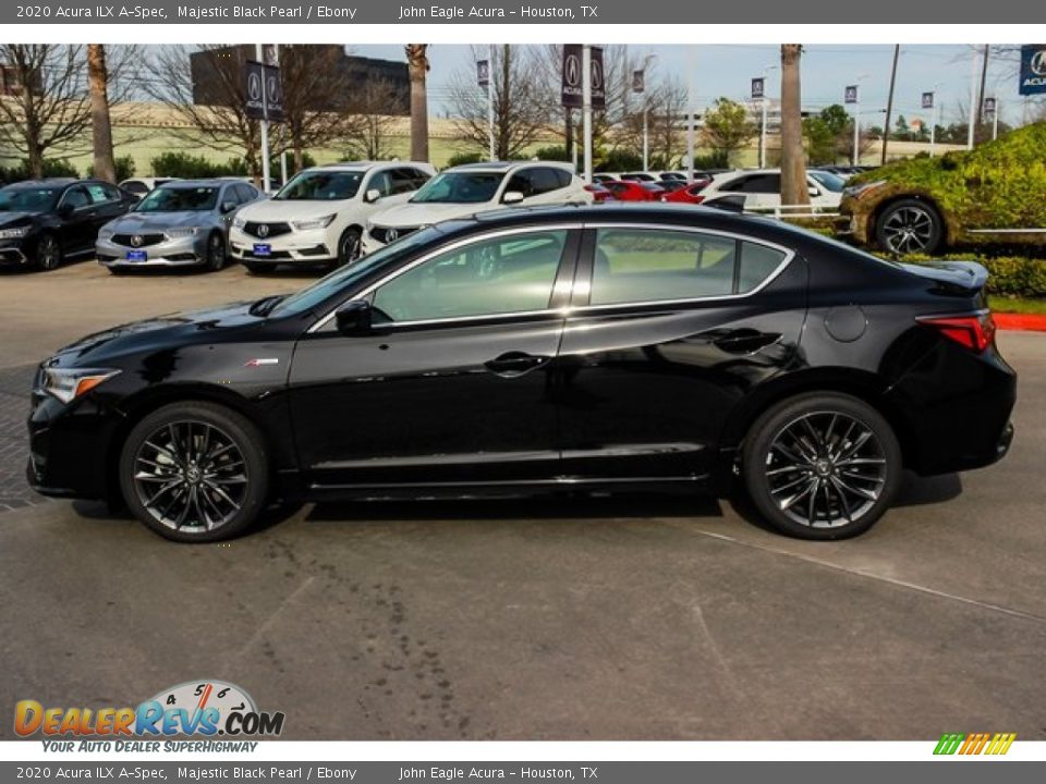 2020 Acura ILX A-Spec Majestic Black Pearl / Ebony Photo #3